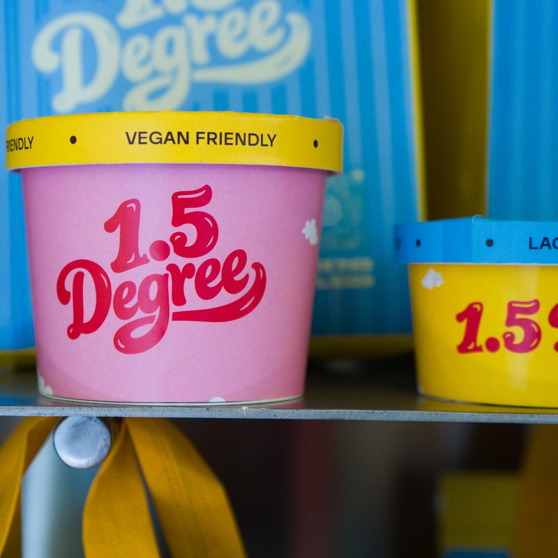 1.5 Degree take-home frozen dessert tubs