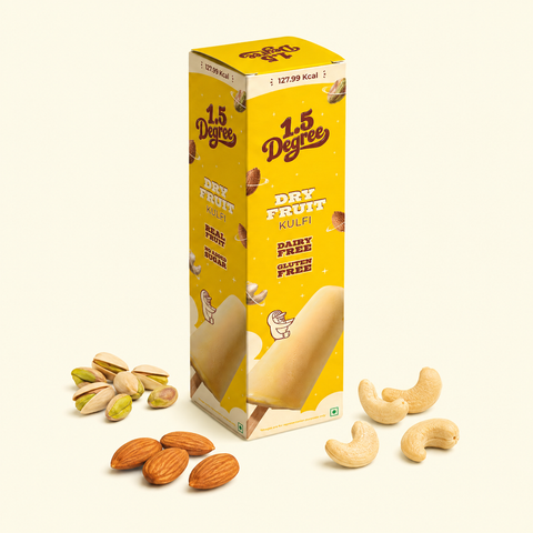 Dry Fruit Kulfi pack with almonds, cashews and pistachios