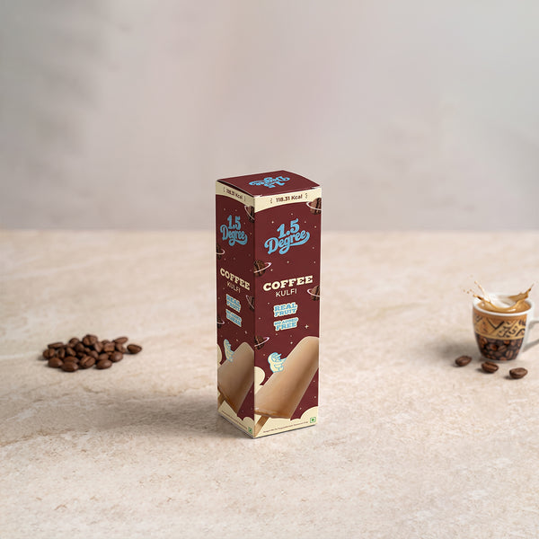 Coffee Kulfi (No Added Sugar)